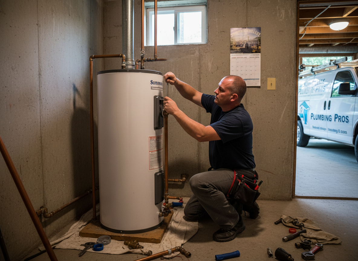 Water Heater Installation in Summerville